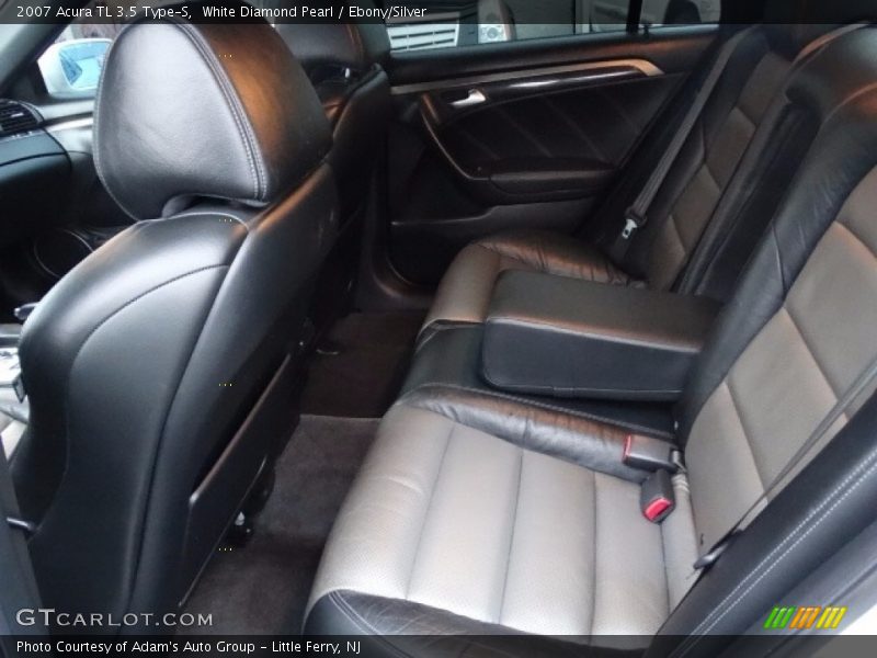 White Diamond Pearl / Ebony/Silver 2007 Acura TL 3.5 Type-S
