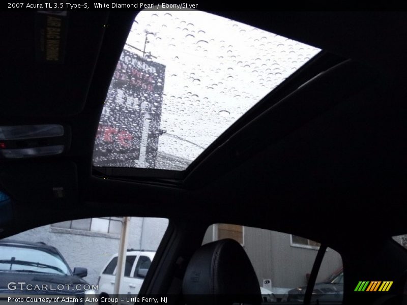 White Diamond Pearl / Ebony/Silver 2007 Acura TL 3.5 Type-S