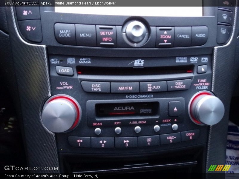 White Diamond Pearl / Ebony/Silver 2007 Acura TL 3.5 Type-S