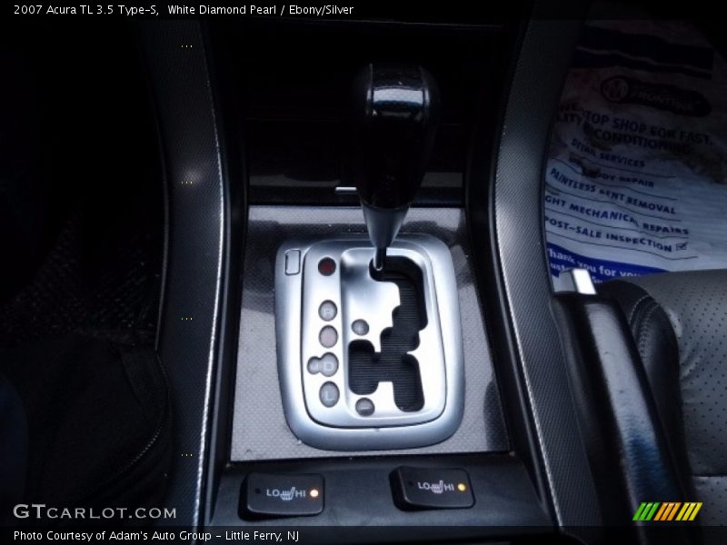 White Diamond Pearl / Ebony/Silver 2007 Acura TL 3.5 Type-S