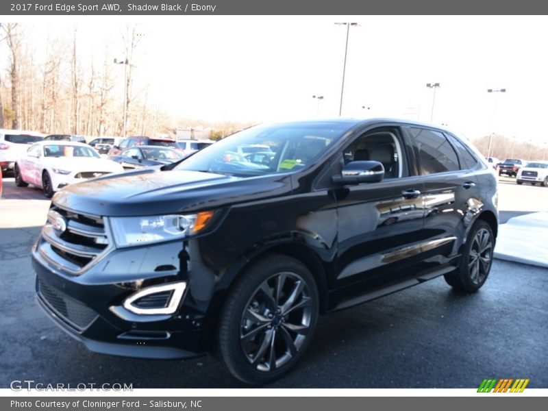 Shadow Black / Ebony 2017 Ford Edge Sport AWD