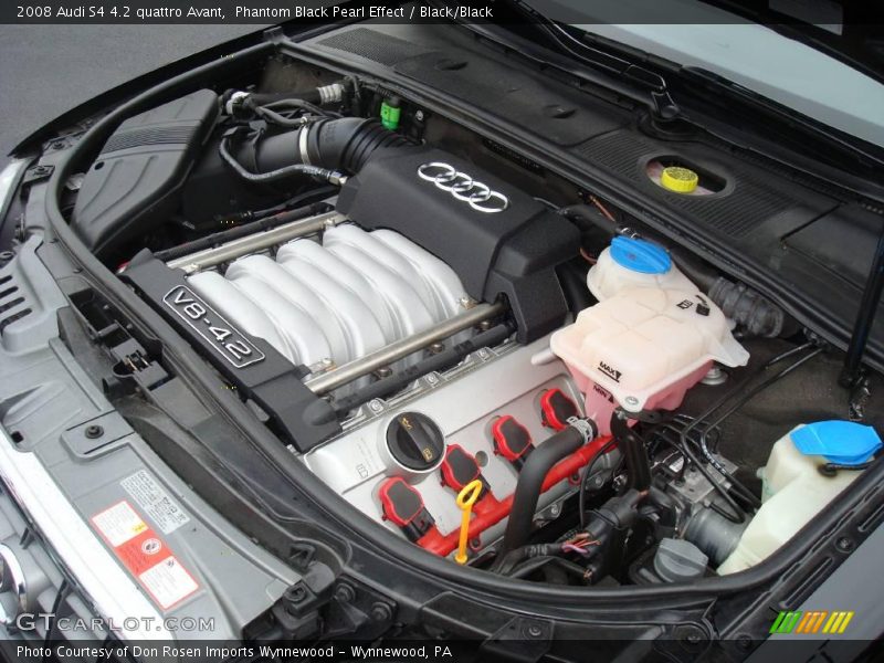 Phantom Black Pearl Effect / Black/Black 2008 Audi S4 4.2 quattro Avant