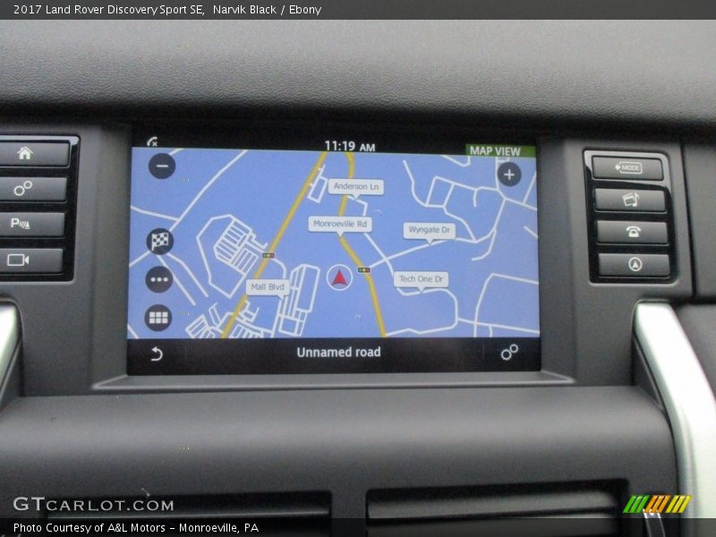 Navigation of 2017 Discovery Sport SE