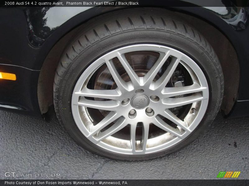 Phantom Black Pearl Effect / Black/Black 2008 Audi S4 4.2 quattro Avant