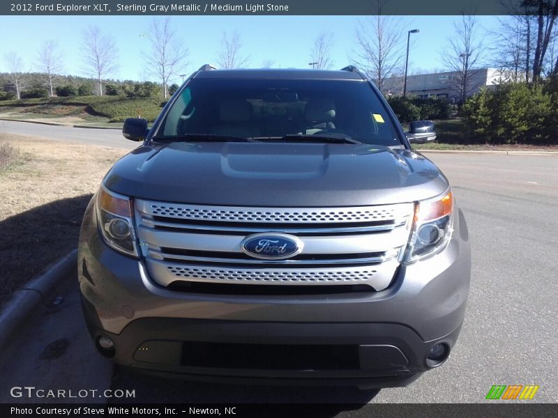 Sterling Gray Metallic / Medium Light Stone 2012 Ford Explorer XLT