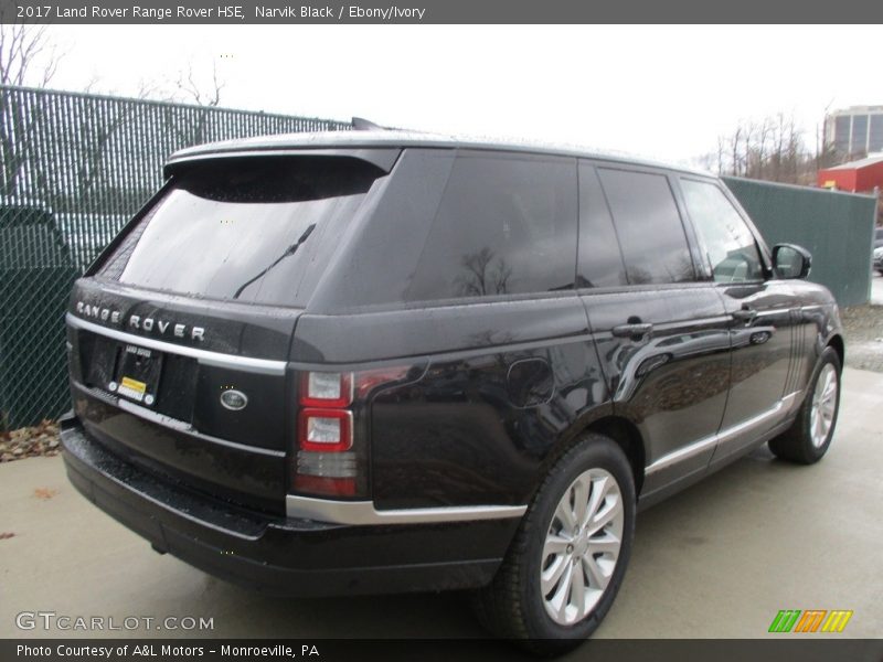 Narvik Black / Ebony/Ivory 2017 Land Rover Range Rover HSE