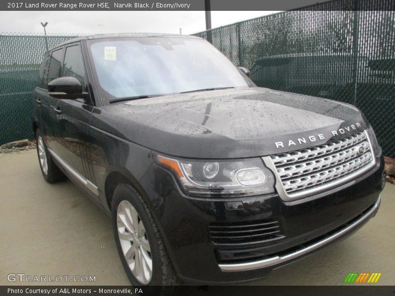 Narvik Black / Ebony/Ivory 2017 Land Rover Range Rover HSE