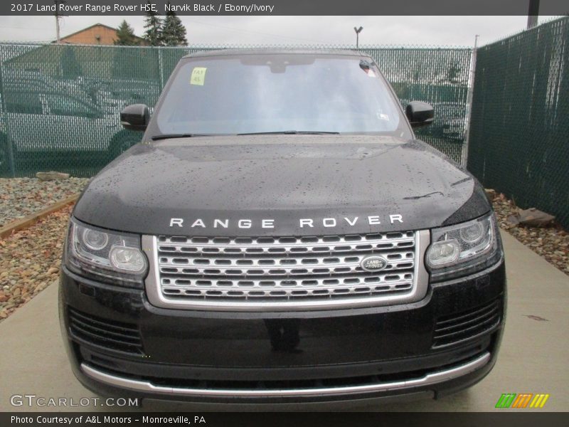 Narvik Black / Ebony/Ivory 2017 Land Rover Range Rover HSE