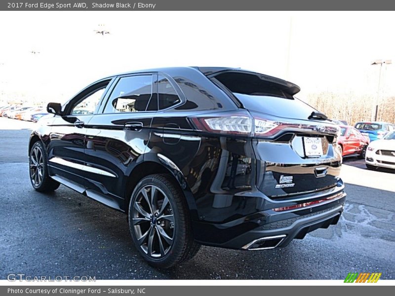 Shadow Black / Ebony 2017 Ford Edge Sport AWD