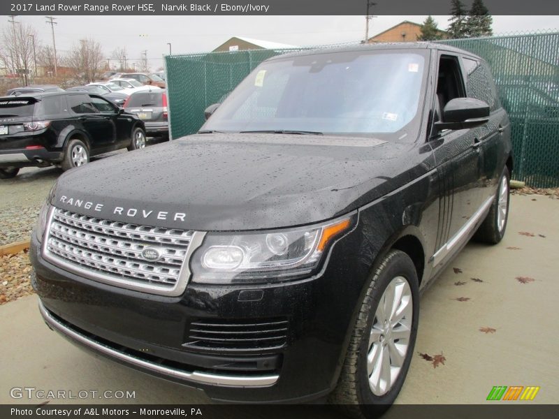 Narvik Black / Ebony/Ivory 2017 Land Rover Range Rover HSE