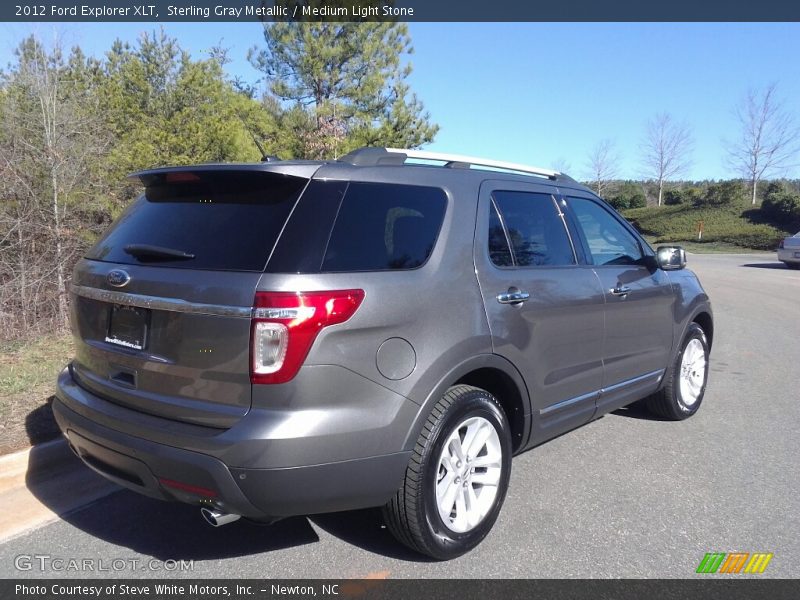 Sterling Gray Metallic / Medium Light Stone 2012 Ford Explorer XLT
