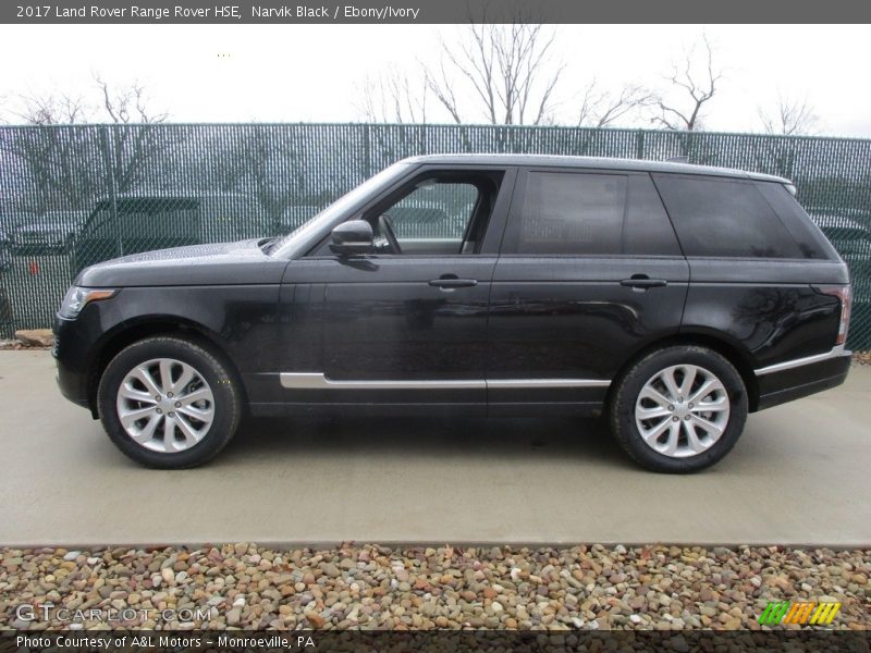 Narvik Black / Ebony/Ivory 2017 Land Rover Range Rover HSE