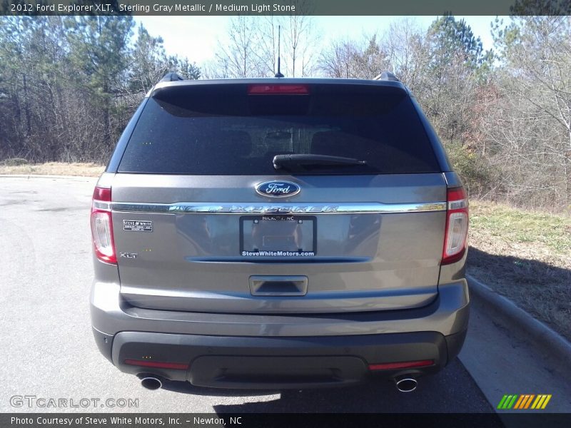 Sterling Gray Metallic / Medium Light Stone 2012 Ford Explorer XLT