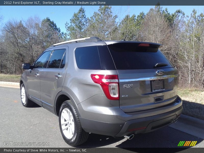 Sterling Gray Metallic / Medium Light Stone 2012 Ford Explorer XLT