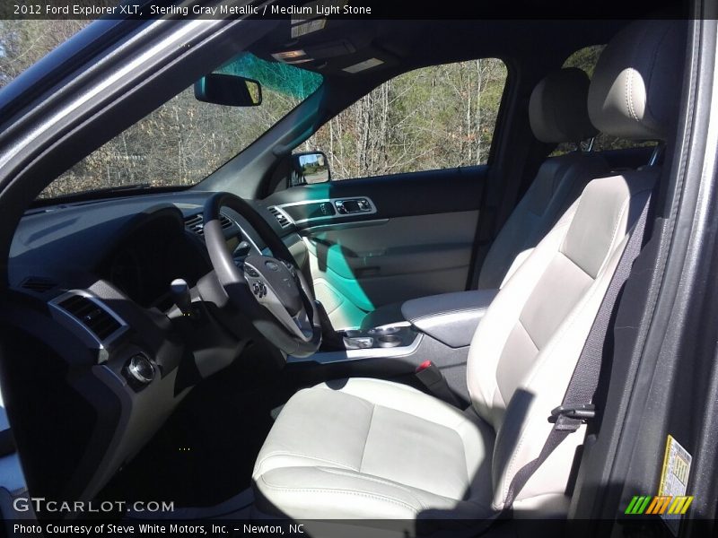 Sterling Gray Metallic / Medium Light Stone 2012 Ford Explorer XLT