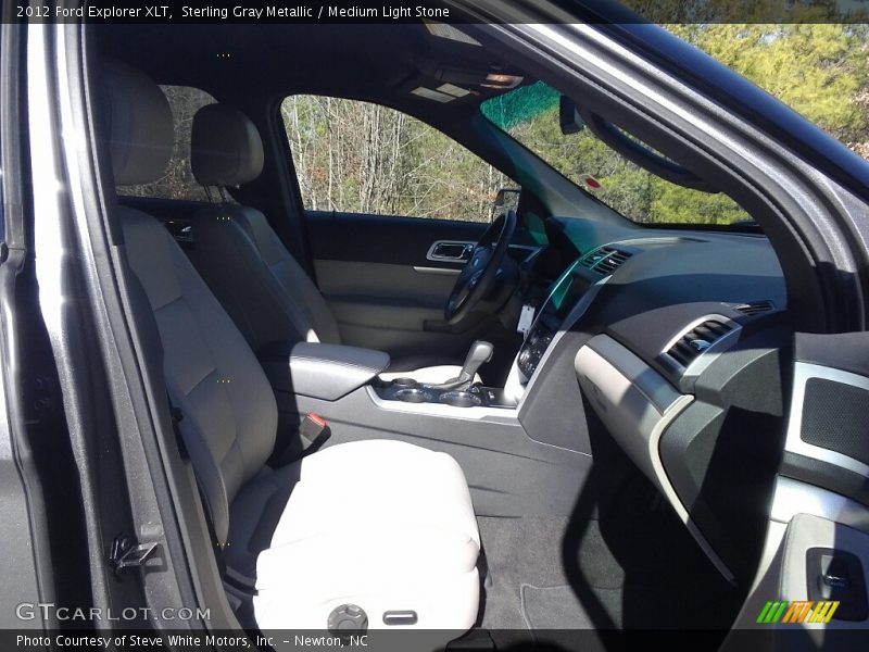 Sterling Gray Metallic / Medium Light Stone 2012 Ford Explorer XLT