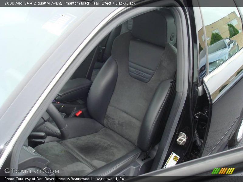 Phantom Black Pearl Effect / Black/Black 2008 Audi S4 4.2 quattro Avant