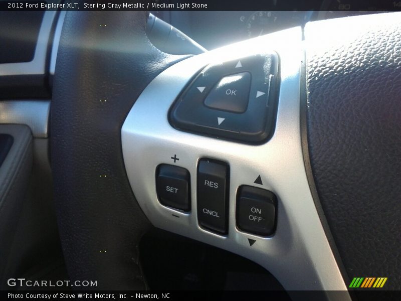 Sterling Gray Metallic / Medium Light Stone 2012 Ford Explorer XLT