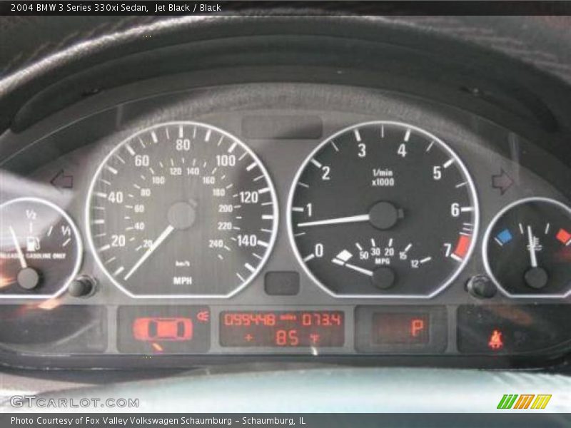 Jet Black / Black 2004 BMW 3 Series 330xi Sedan