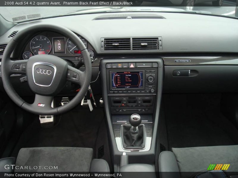 Phantom Black Pearl Effect / Black/Black 2008 Audi S4 4.2 quattro Avant