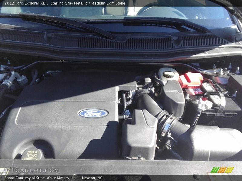 Sterling Gray Metallic / Medium Light Stone 2012 Ford Explorer XLT