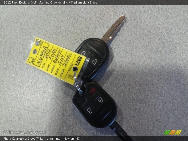 Sterling Gray Metallic / Medium Light Stone 2012 Ford Explorer XLT