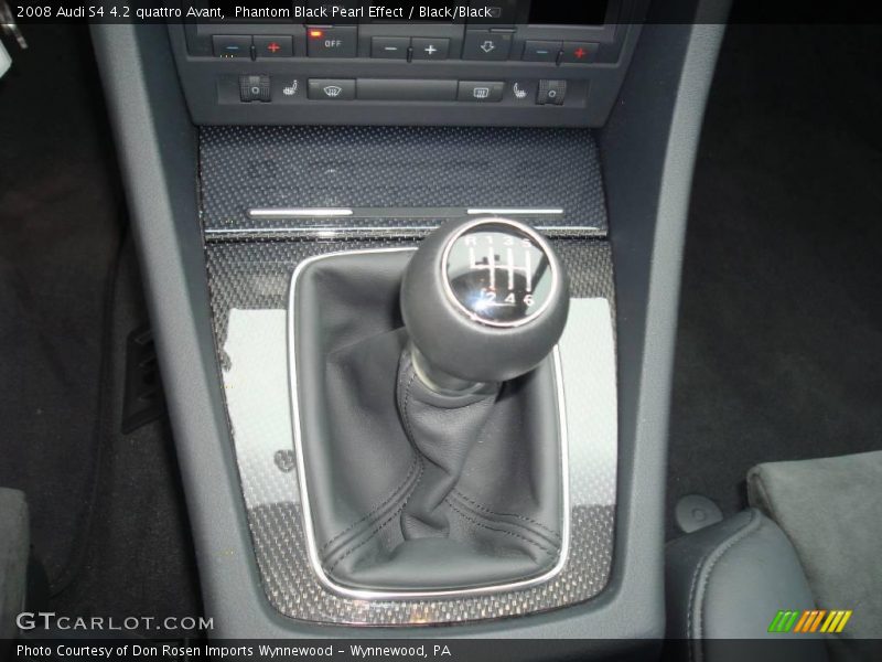 Phantom Black Pearl Effect / Black/Black 2008 Audi S4 4.2 quattro Avant