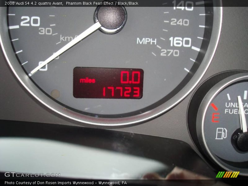 Phantom Black Pearl Effect / Black/Black 2008 Audi S4 4.2 quattro Avant