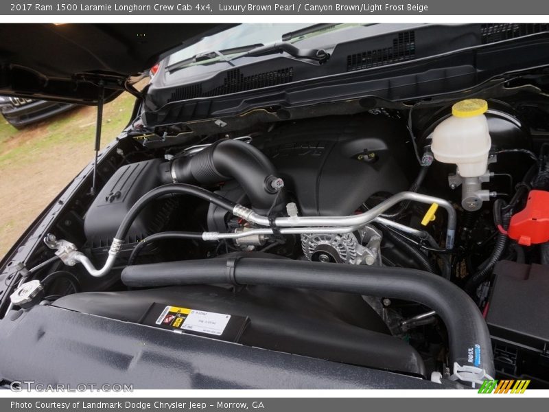 Luxury Brown Pearl / Canyon Brown/Light Frost Beige 2017 Ram 1500 Laramie Longhorn Crew Cab 4x4