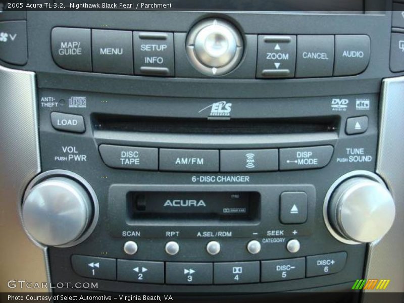 Nighthawk Black Pearl / Parchment 2005 Acura TL 3.2