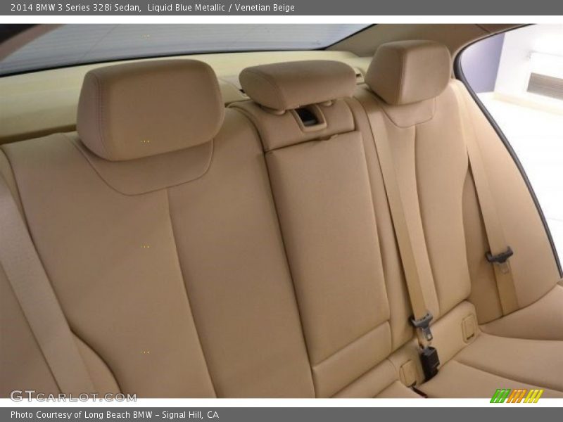 Liquid Blue Metallic / Venetian Beige 2014 BMW 3 Series 328i Sedan