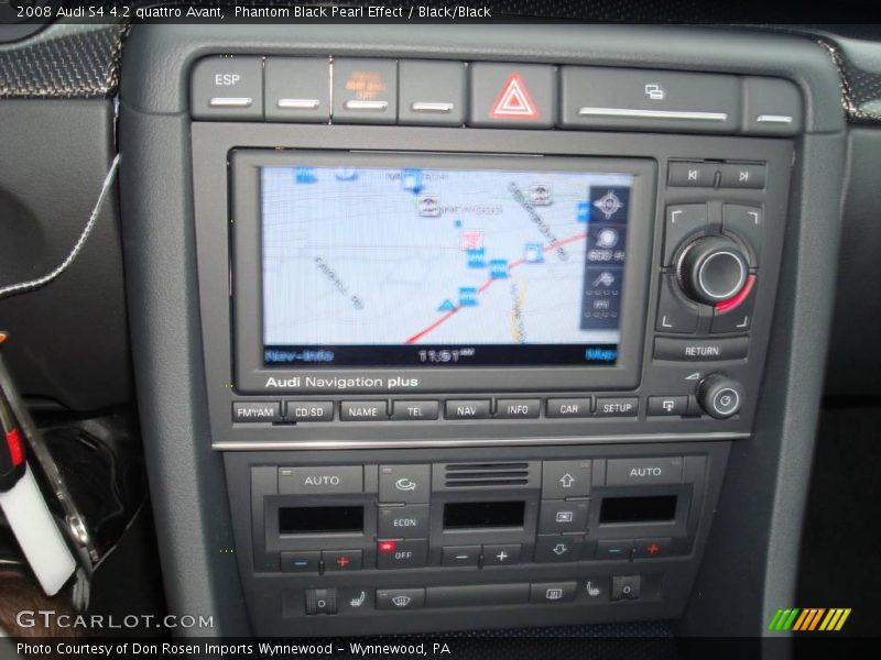 Phantom Black Pearl Effect / Black/Black 2008 Audi S4 4.2 quattro Avant