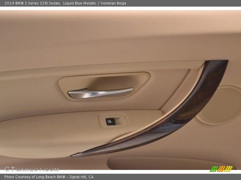 Liquid Blue Metallic / Venetian Beige 2014 BMW 3 Series 328i Sedan
