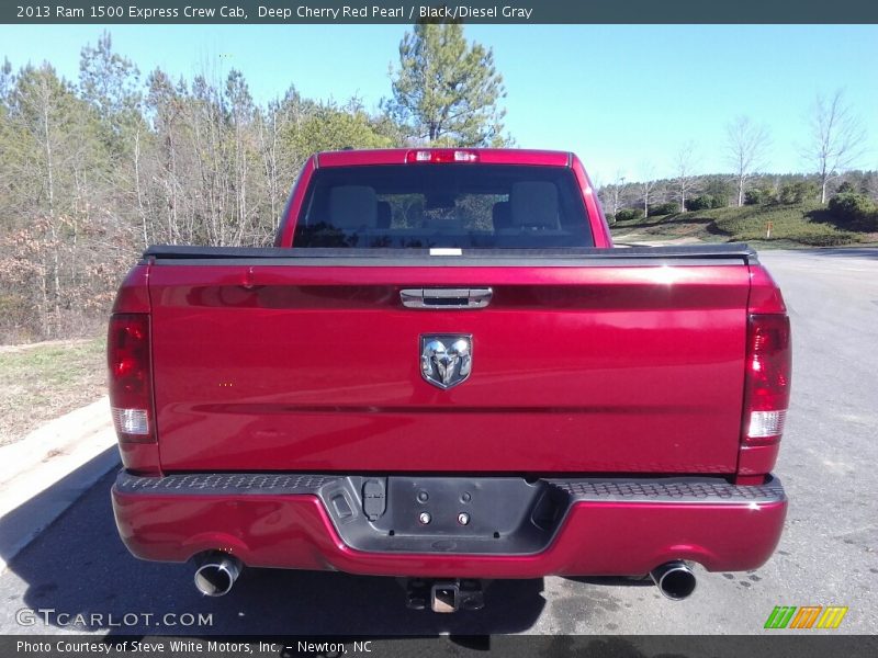 Deep Cherry Red Pearl / Black/Diesel Gray 2013 Ram 1500 Express Crew Cab
