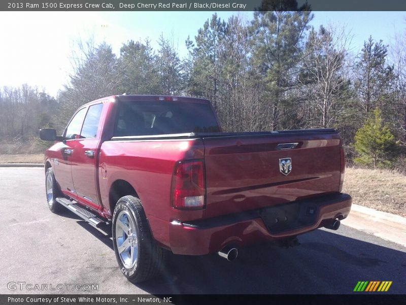 Deep Cherry Red Pearl / Black/Diesel Gray 2013 Ram 1500 Express Crew Cab