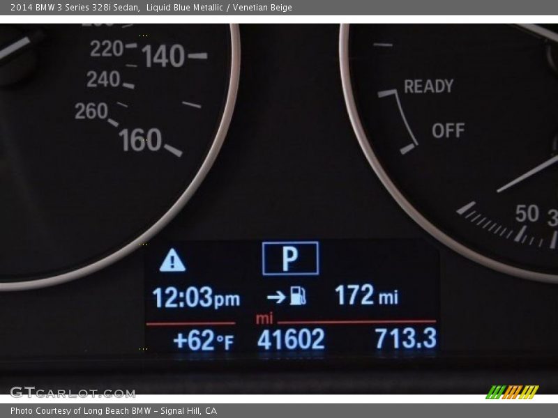 Liquid Blue Metallic / Venetian Beige 2014 BMW 3 Series 328i Sedan