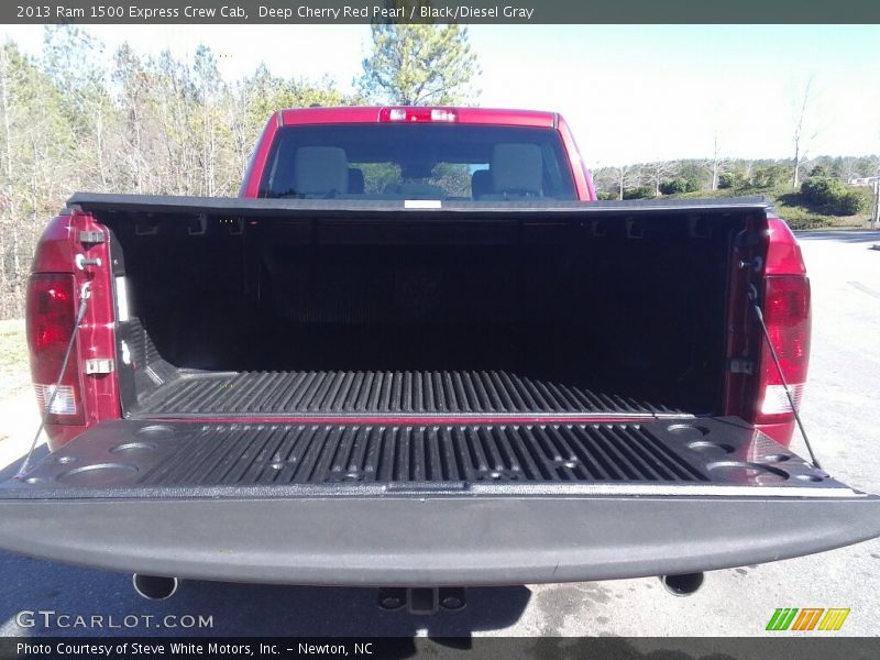 Deep Cherry Red Pearl / Black/Diesel Gray 2013 Ram 1500 Express Crew Cab