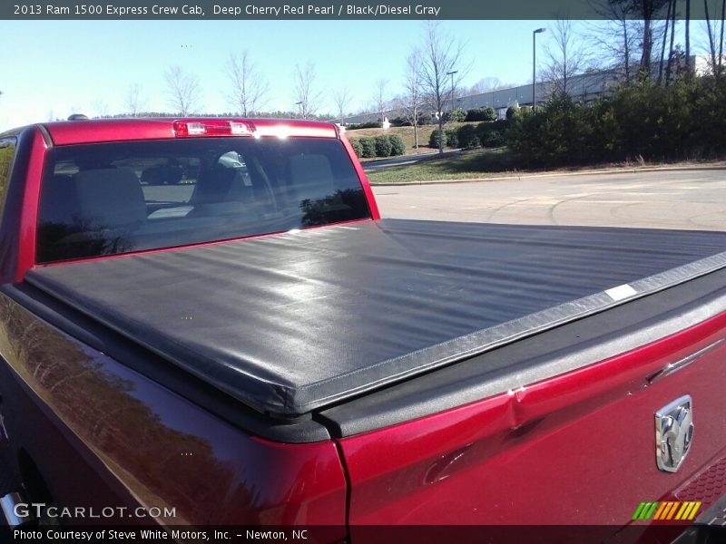 Deep Cherry Red Pearl / Black/Diesel Gray 2013 Ram 1500 Express Crew Cab