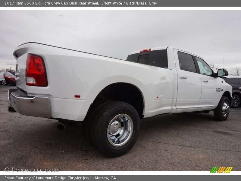 Bright White / Black/Diesel Gray 2017 Ram 3500 Big Horn Crew Cab Dual Rear Wheel