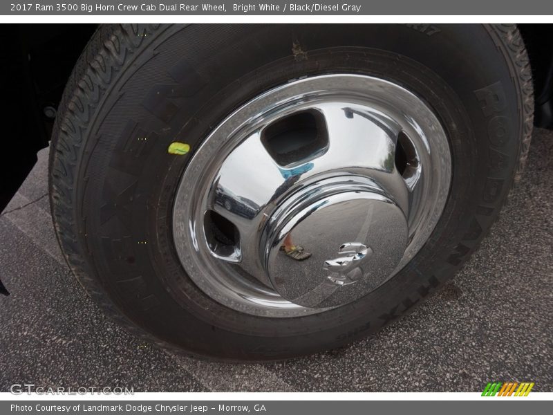 Bright White / Black/Diesel Gray 2017 Ram 3500 Big Horn Crew Cab Dual Rear Wheel