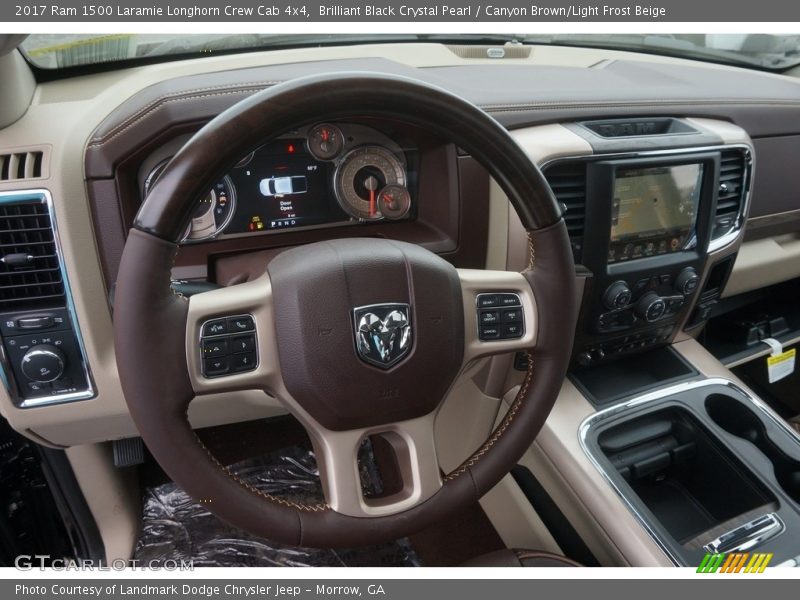 Dashboard of 2017 1500 Laramie Longhorn Crew Cab 4x4