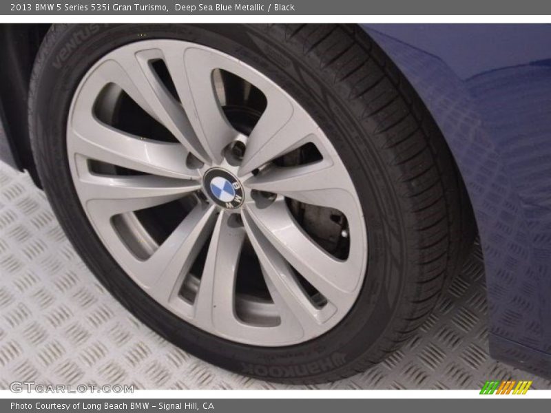 Deep Sea Blue Metallic / Black 2013 BMW 5 Series 535i Gran Turismo