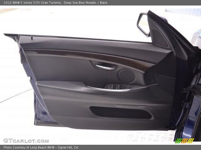 Deep Sea Blue Metallic / Black 2013 BMW 5 Series 535i Gran Turismo