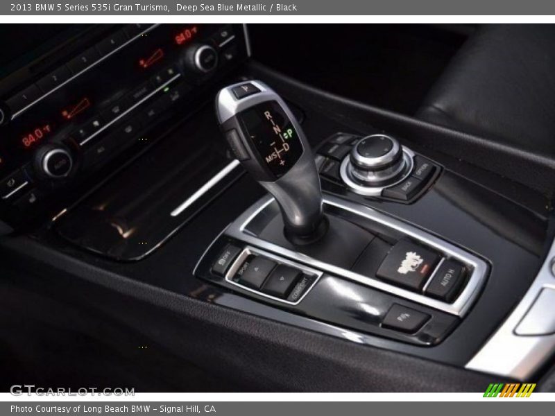 Deep Sea Blue Metallic / Black 2013 BMW 5 Series 535i Gran Turismo