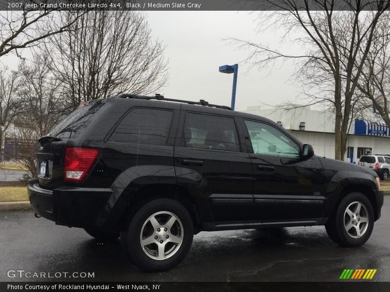 Black / Medium Slate Gray 2007 Jeep Grand Cherokee Laredo 4x4