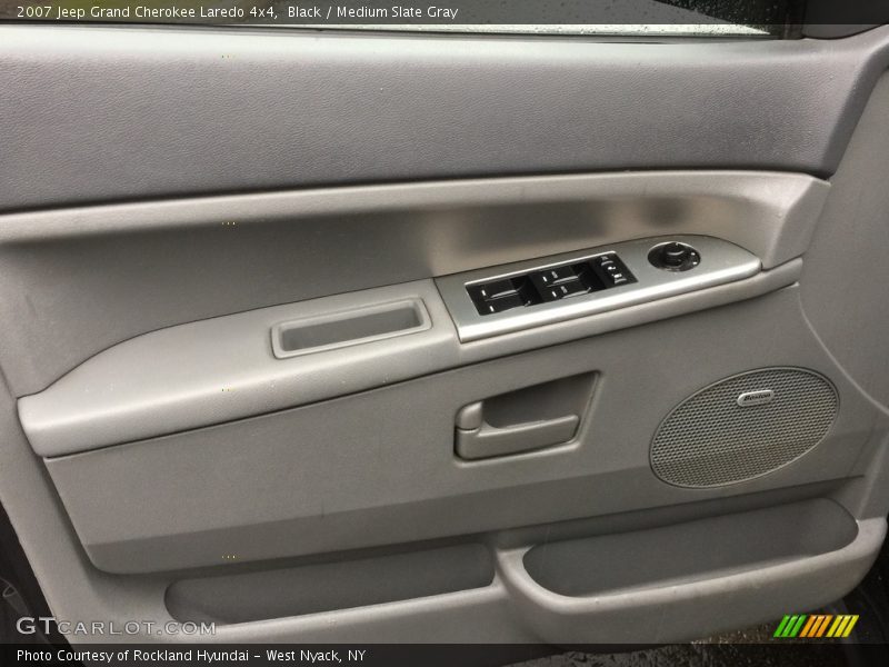 Black / Medium Slate Gray 2007 Jeep Grand Cherokee Laredo 4x4