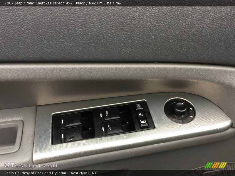 Black / Medium Slate Gray 2007 Jeep Grand Cherokee Laredo 4x4
