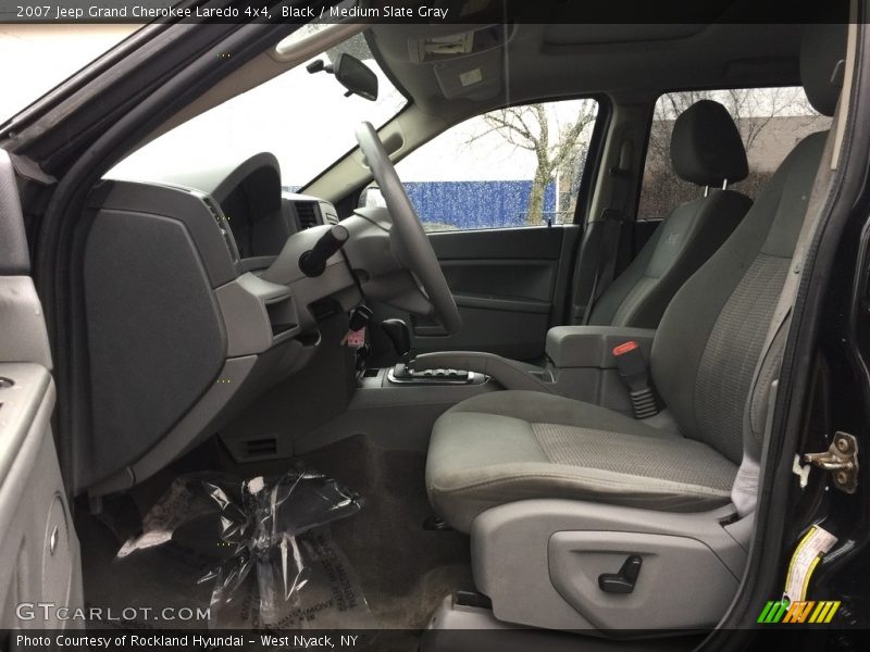 Black / Medium Slate Gray 2007 Jeep Grand Cherokee Laredo 4x4