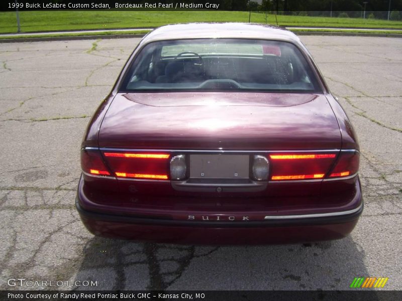 Bordeaux Red Pearl / Medium Gray 1999 Buick LeSabre Custom Sedan