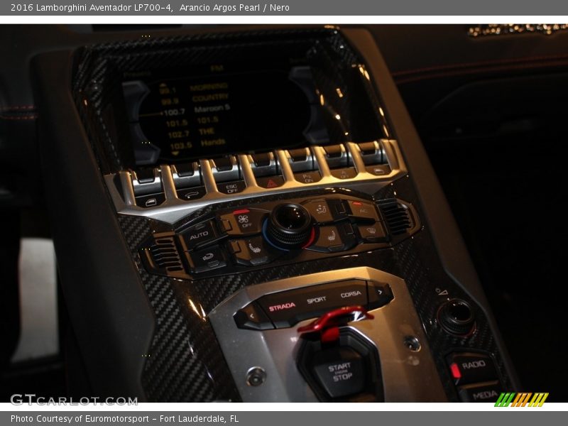 Controls of 2016 Aventador LP700-4